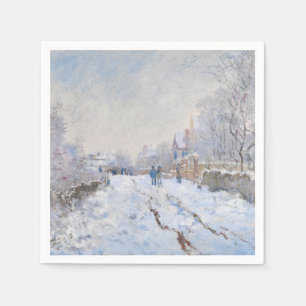 Claude Monet - Snow Scene in Argenteuil Servet