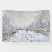 Claude Monet - Snow Scene in Argenteuil Spandoek (Horizontaal)