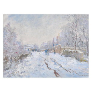 Claude Monet - Snow Scene in Argenteuil Tafelkleed
