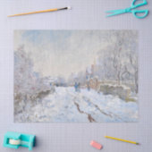 Claude Monet - Snow Scene in Argenteuil Tissuepapier (Craft)
