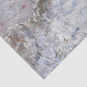Claude Monet - Snow Scene in Argenteuil Tissuepapier (Detail)