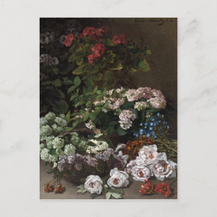 Claude Monet Spring Flowers Briefkaart