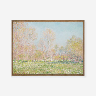 Claude Monet Spring in Giverny Schilderkunst Print