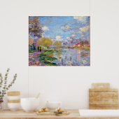 Claude Monet Spring van de Seine Poster (Keuken)