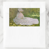 Claude Monet - Springtime Rechthoekige Sticker (Tas)