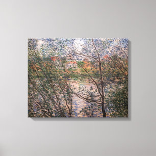 Claude Monet - Springtime via bijkantoren Canvas Afdruk