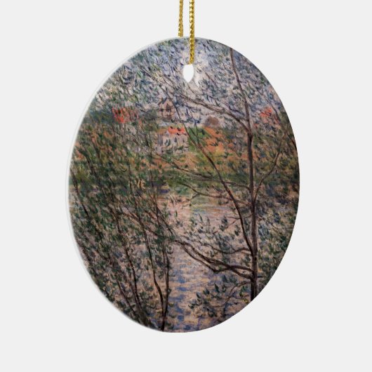 Claude Monet - Springtime via bijkantoren Keramisch Ornament (Rechts)