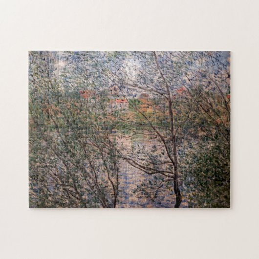 Claude Monet - Springtime via bijkantoren Legpuzzel (Horizontaal)