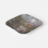 Claude Monet - Springtime via bijkantoren Papieren Bordje (Gebogen)