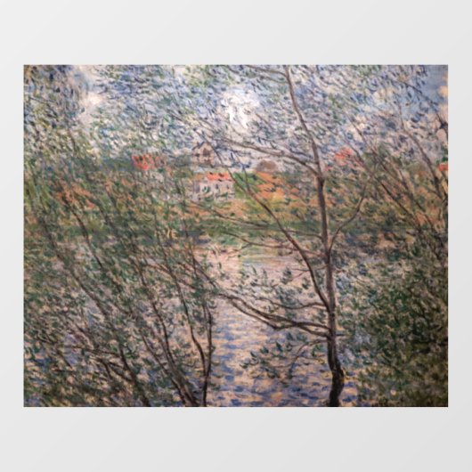 Claude Monet - Springtime via bijkantoren Raamsticker (Vel)