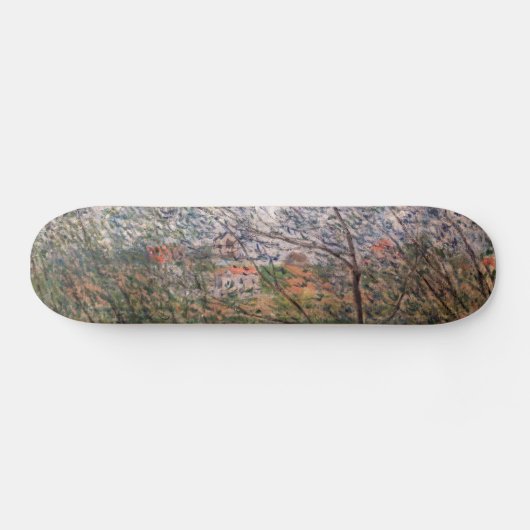 Claude Monet - Springtime via bijkantoren Skateboard (Horizontaal)