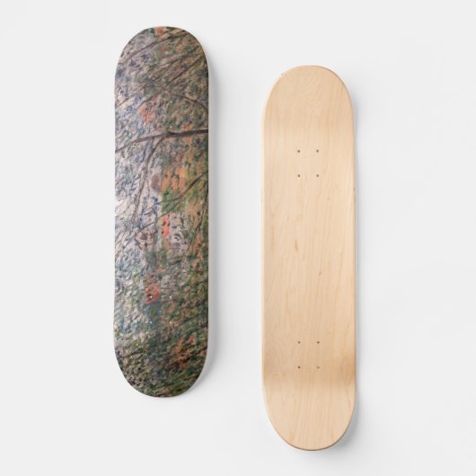 Claude Monet - Springtime via bijkantoren Skateboard (Voorkant)