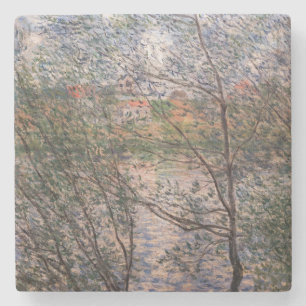 Claude Monet - Springtime via bijkantoren Stenen Onderzetter