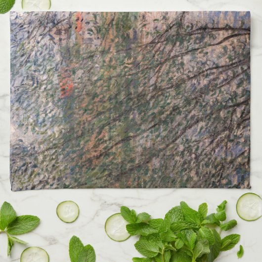 Claude Monet - Springtime via bijkantoren Theedoek (Gevouwen)