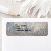 Claude Monet - St. Lazare Station buiten uitzicht Etiket (Insitu)