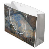 Claude Monet - St. Lazare Station buiten uitzicht Groot Cadeauzakje (Achterkant Gekanteld)