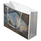 Claude Monet - St. Lazare Station buiten uitzicht Groot Cadeauzakje (Voorkant Gekanteld)