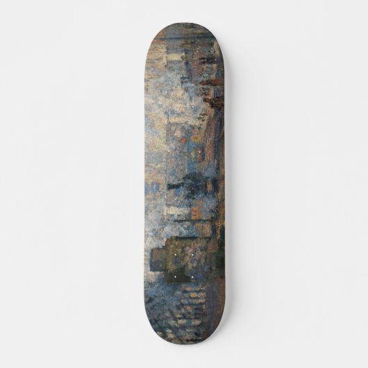 Claude Monet - St. Lazare Station buiten uitzicht Skateboard (Voorkant)