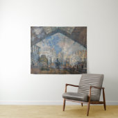 Claude Monet - St. Lazare Station buiten uitzicht Wandkleed (In Situ (horizontaal))