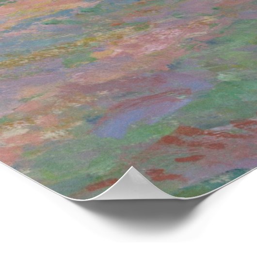 Claude Monet Stacks of Wheat (einde van de zomer) Poster (Hoek)