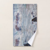 Claude Monet - Storm van de Belle-Ile-kust Bad Handdoek (Handdoek)