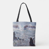 Claude Monet - Storm van de Belle-Ile-kust Draagtas (Achterkant)