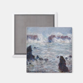 Claude Monet - Storm van de Belle-Ile-kust Magneet (Voorkant / Achterkant)