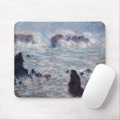 Claude Monet - Storm van de Belle-Ile-kust Muismat (Met muis)