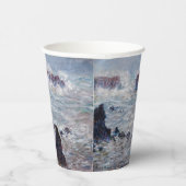 Claude Monet - Storm van de Belle-Ile-kust Papieren Bekers (Rechts)