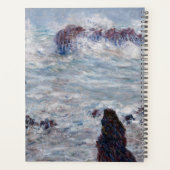 Claude Monet - Storm van de Belle-Ile-kust Planner (Achterkant)