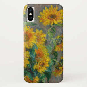 Claude Monet Sunflower  Floral iPhone X Hoesje