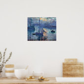 Claude Monet Sunrise - marinier Poster (Keuken)
