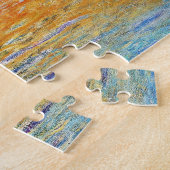 Claude Monet Sunset in Venetië Impressionistische  Legpuzzel (Zijkant)