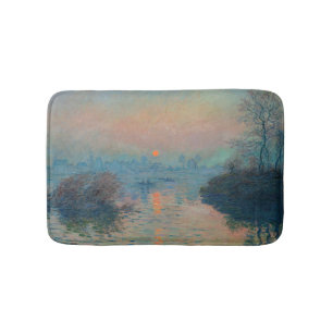 Claude Monet - Sunset on the Seine at Lavacourt Badmat