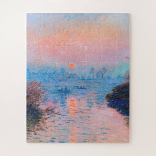 Claude Monet - Sunset on the Seine Legpuzzel