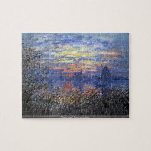 Claude Monet - Sunset on the Seine puzzle Legpuzzel