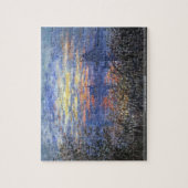 Claude Monet - Sunset on the Seine puzzle Legpuzzel (Verticaal)