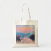 Claude Monet - Sunset on the Seine Tote Bag (Voorkant)
