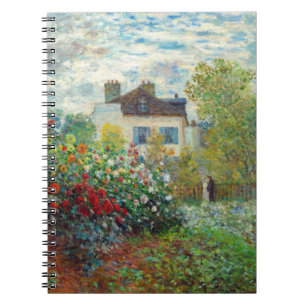 Claude Monet - The Artiest's Garden in Argenteuil Notitieboek