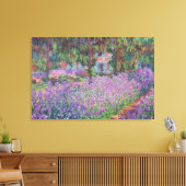 Claude Monet | The Artist's Garden at Giverny Canvas Afdruk (Insitu (Woonkamer))