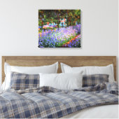 Claude Monet The Artist's Garden in Giverny Canvas Afdruk (Insitu (Slaapkamer))