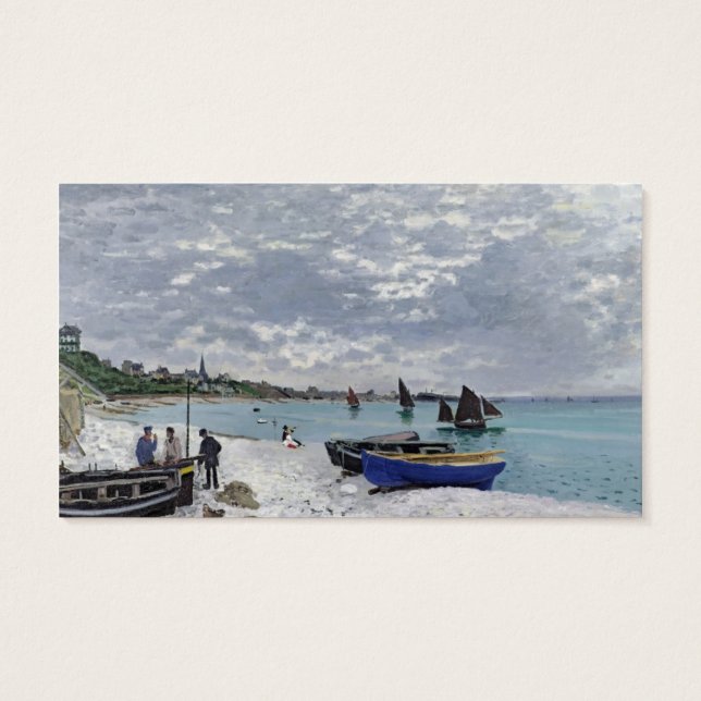 Claude Monet | The Beach at Sainte-adresse (Dos)