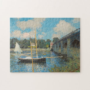 Claude Monet The Bridge bij Argenteuil Painting Legpuzzel