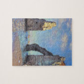 Claude Monet // The Cliffs at Etretat Legpuzzel (Horizontaal)