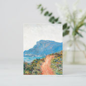 Claude Monet The Corniche bij Monaco Briefkaart (Staand voorkant)