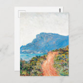 Claude Monet The Corniche bij Monaco Briefkaart (Voorkant / Achterkant)