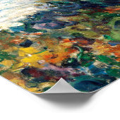 Claude Monet The Corniche bij Monaco Poster (Hoek)