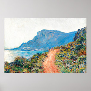 Claude Monet The Corniche bij Monaco Poster