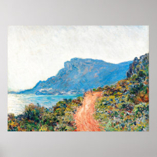Claude Monet The Corniche bij Monaco Poster