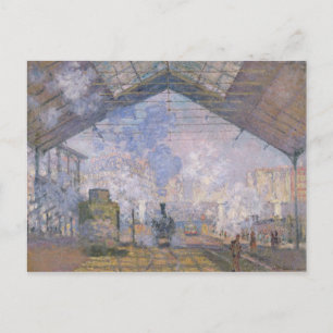 Claude Monet  The Gare St. Lazare, 1877 Briefkaart